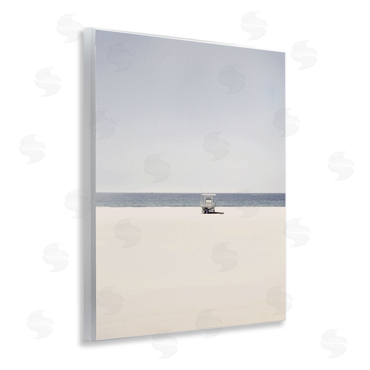 Distant California Beach Hut Wood Plaque Wall Art, Home Decor by Gemma Bardot