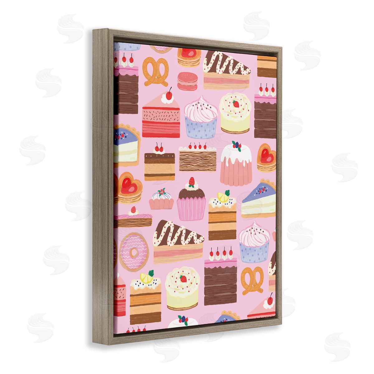 Nina Muis Surface Design Sweet Tooth Desserts Collection Canvas Wall Art Print