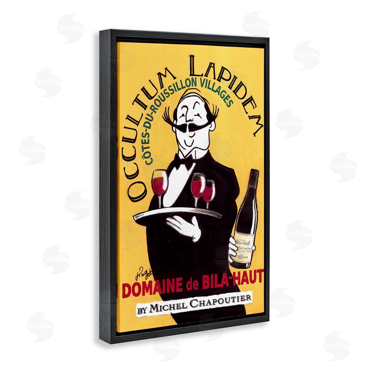 Jean-Pierre Got Vintage Waiter & Wine Canvas Wall Art Print