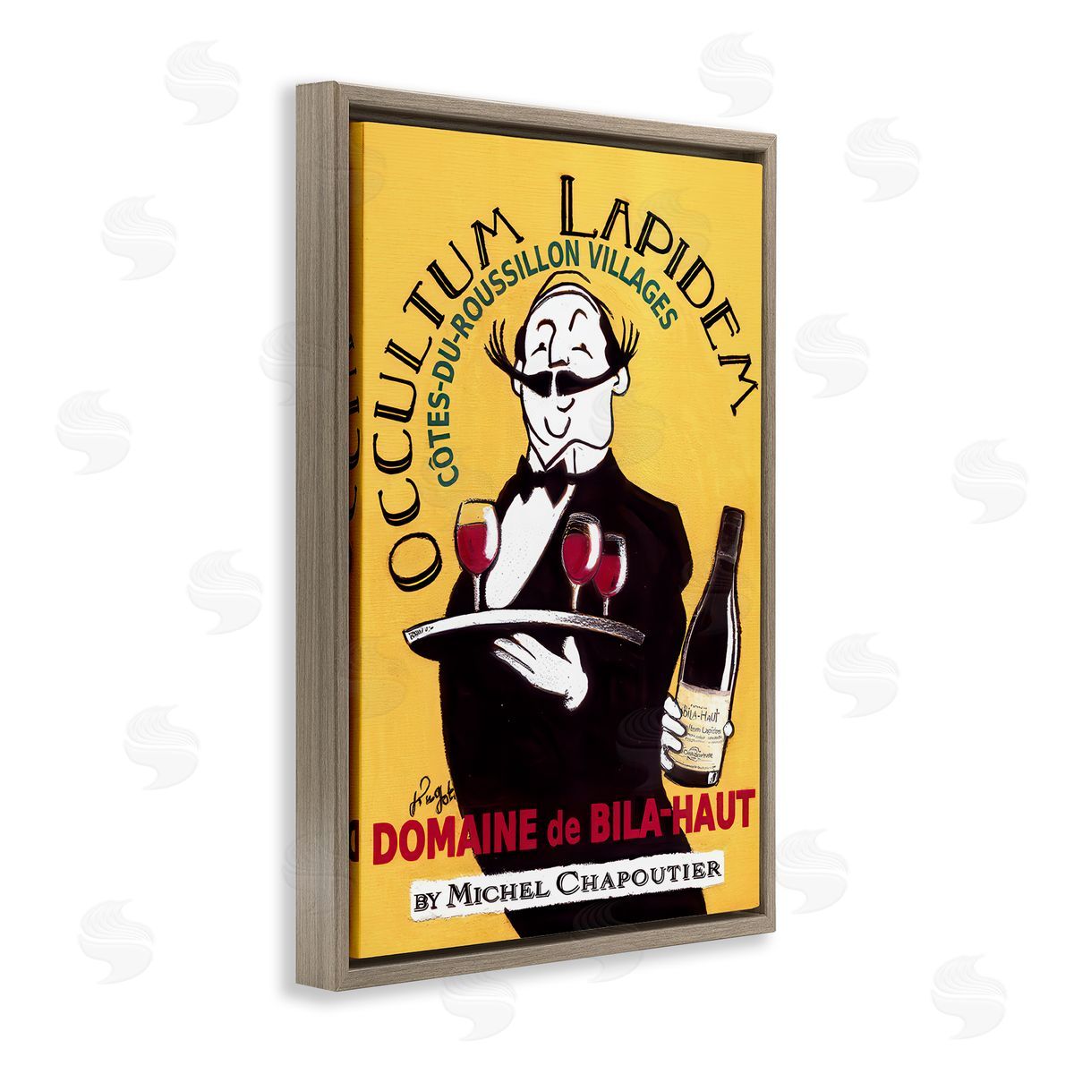 Jean-Pierre Got Vintage Waiter & Wine Canvas Wall Art Print