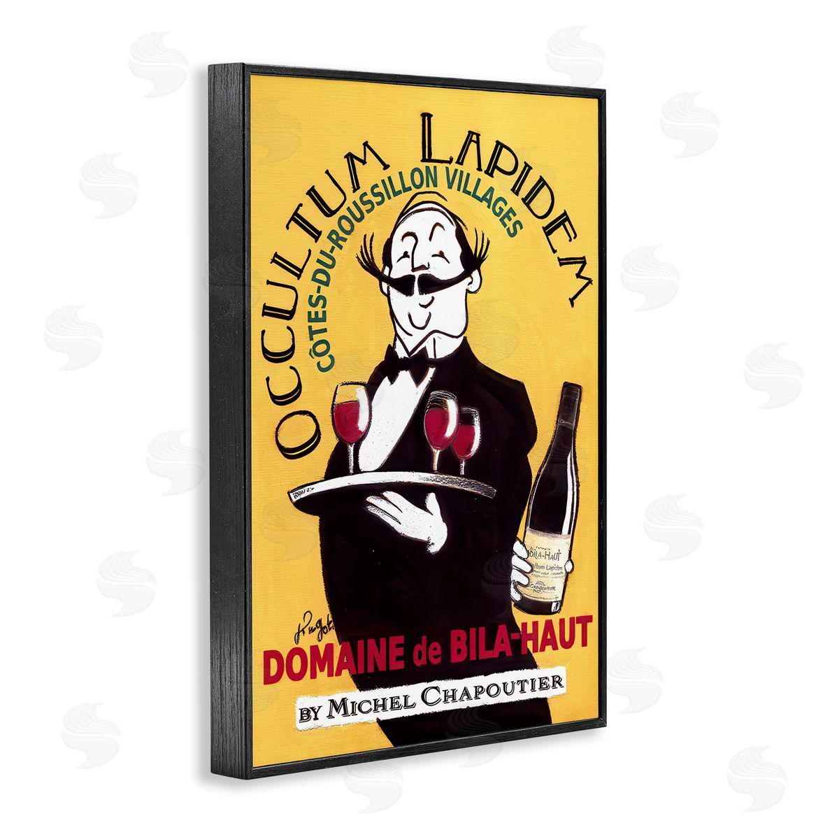 Jean-Pierre Got Vintage Waiter & Wine Canvas Wall Art Print