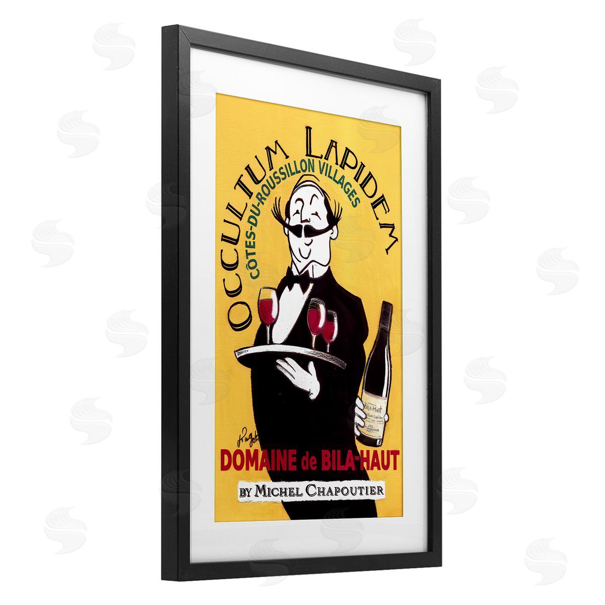 Jean-Pierre Got Vintage Waiter & Wine Canvas Wall Art Print