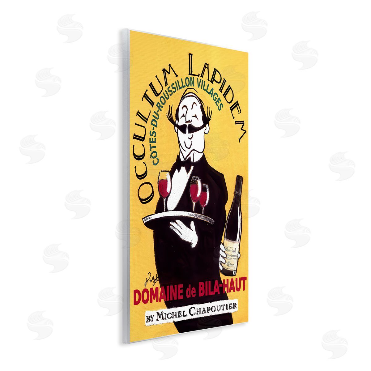 Jean-Pierre Got Vintage Waiter & Wine Canvas Wall Art Print
