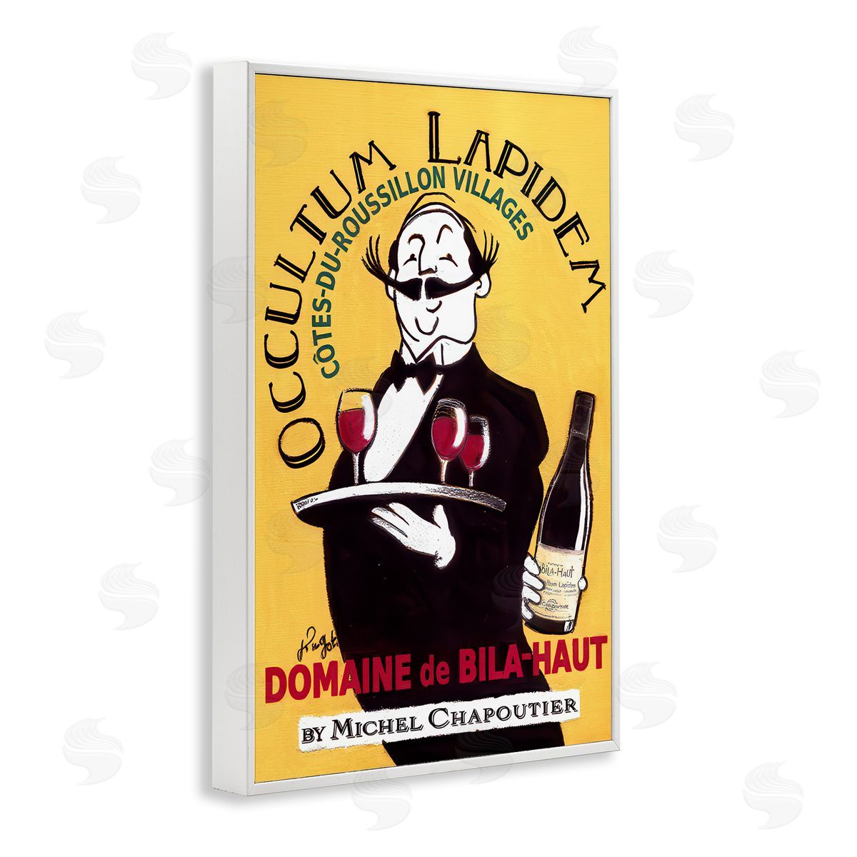 Jean-Pierre Got Vintage Waiter & Wine Canvas Wall Art Print