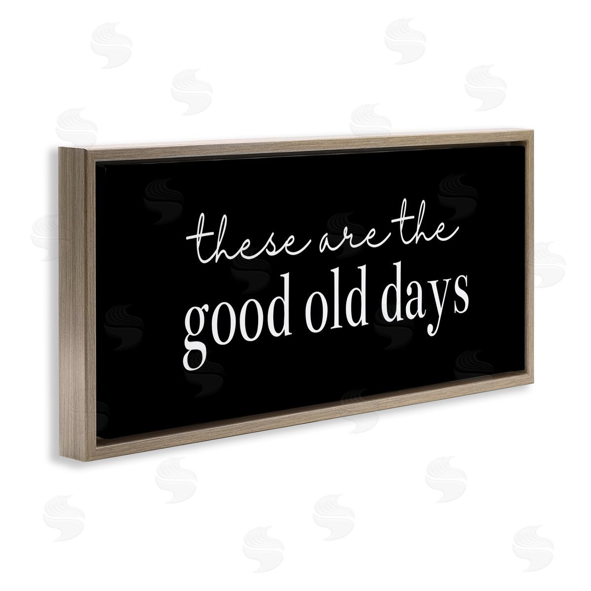 Katie Griggs Good Old Days on Black Canvas Wall Art Print