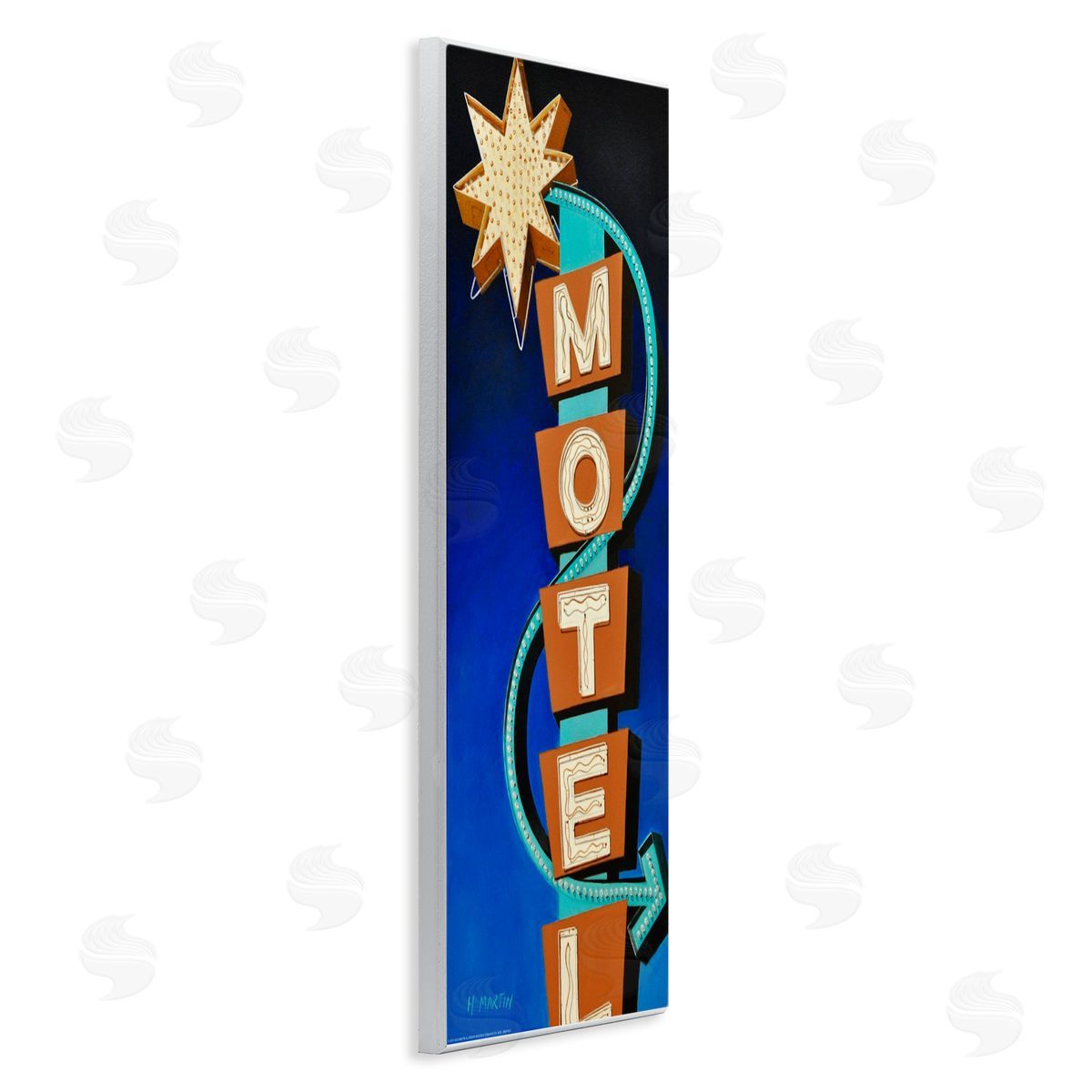 Heidi Martin Retro Hotel Motel Canvas Wall Art Print