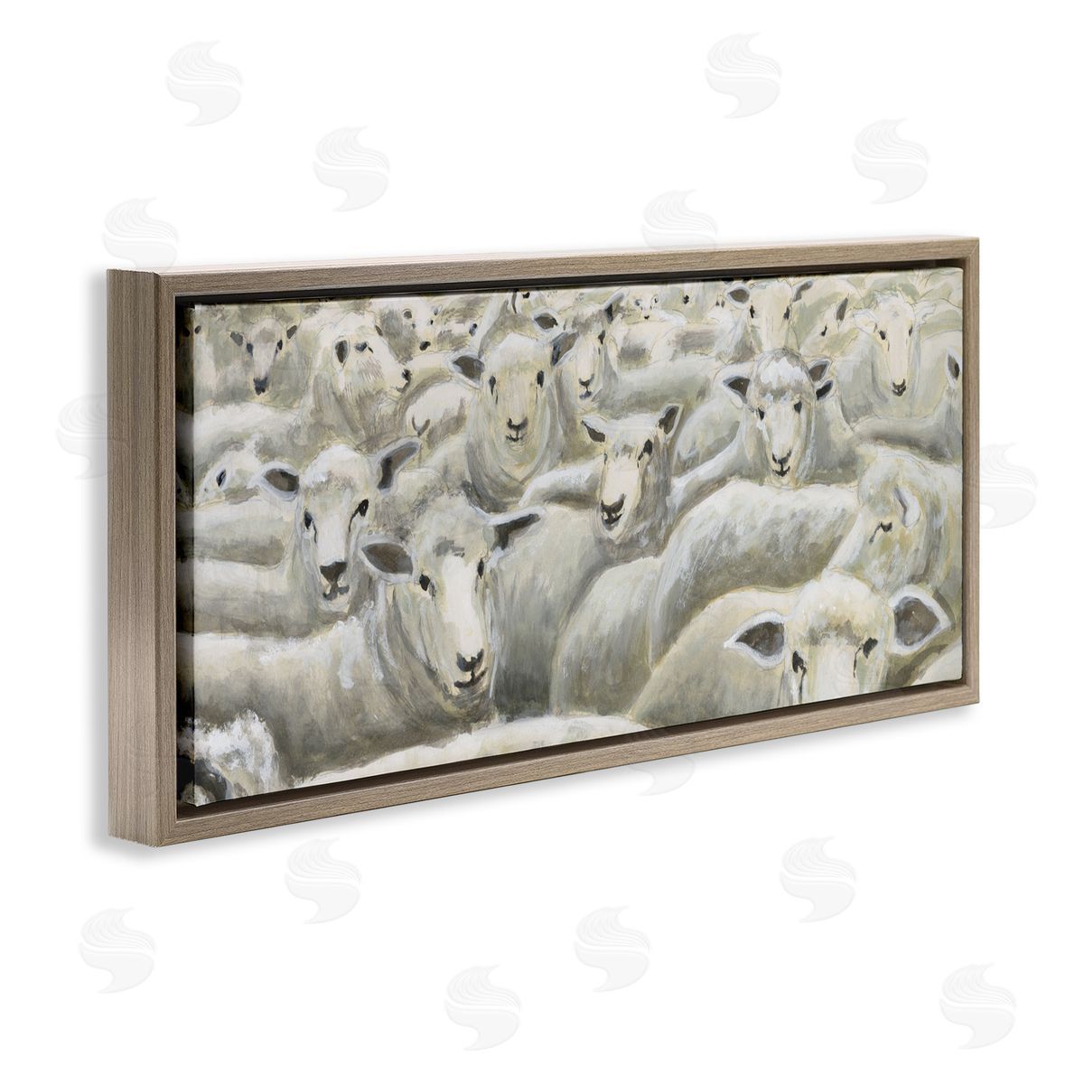 Michael Willett Herd Mentality Sheep Canvas Wall Art Print