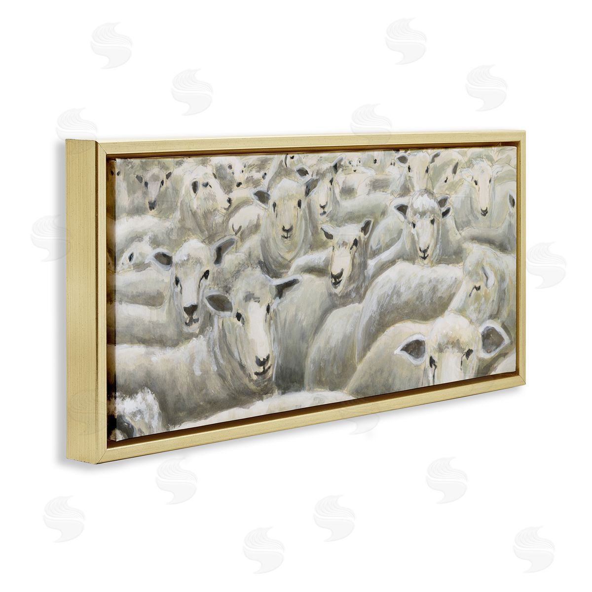 Michael Willett Herd Mentality Sheep Canvas Wall Art Print