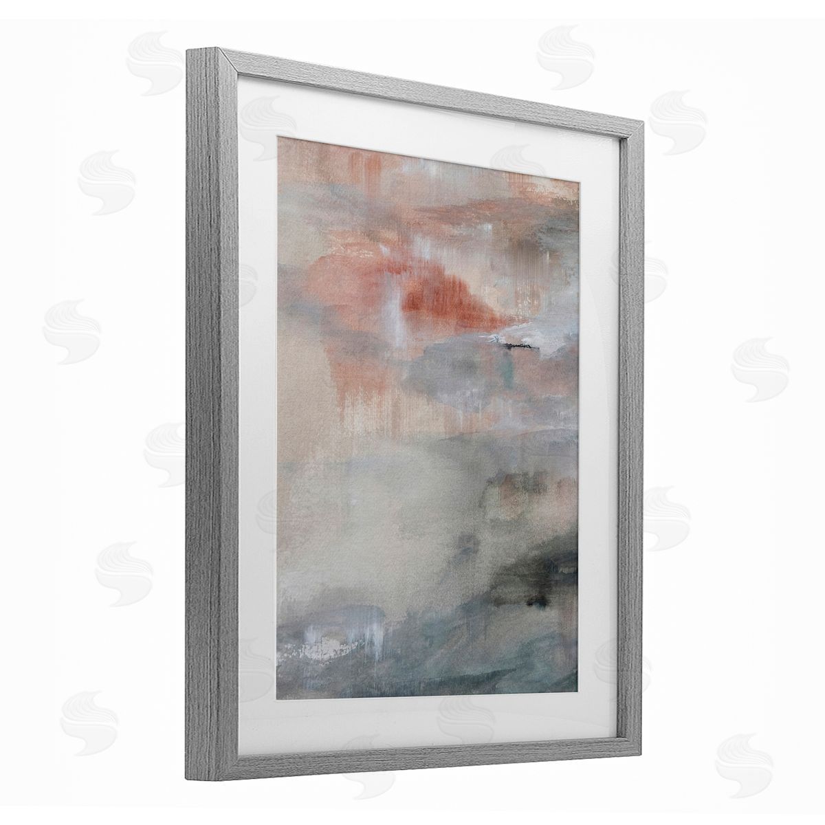 Hope Bainbridge Sunswept Neutral Abstraction Canvas Wall Art Print