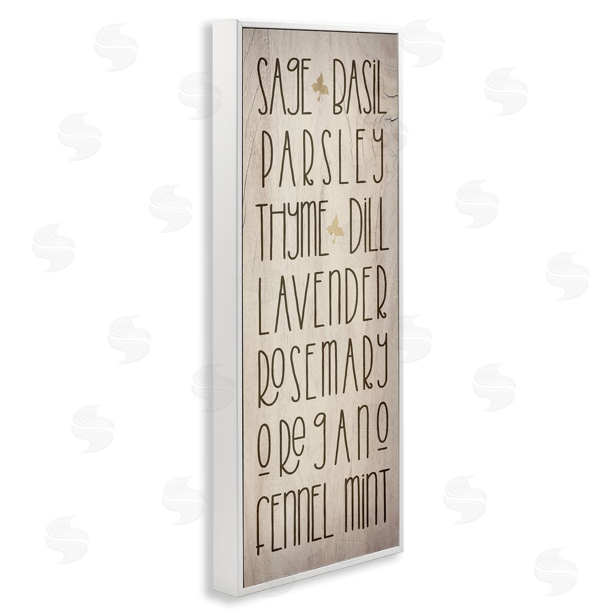 Lil' Rue Kitchen Gardening Herbs Canvas Wall Art Print