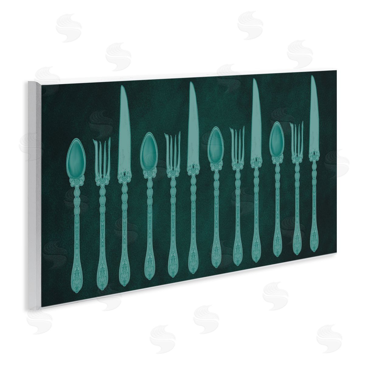 Giao Williams Vintage Cutlery Collection Canvas Wall Art Print