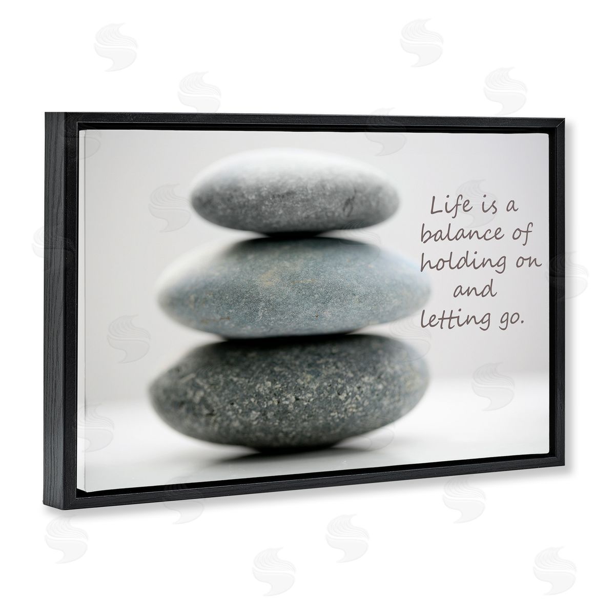 Sandro De Carvalho Life Is A Balance Stones Canvas Wall Art Print
