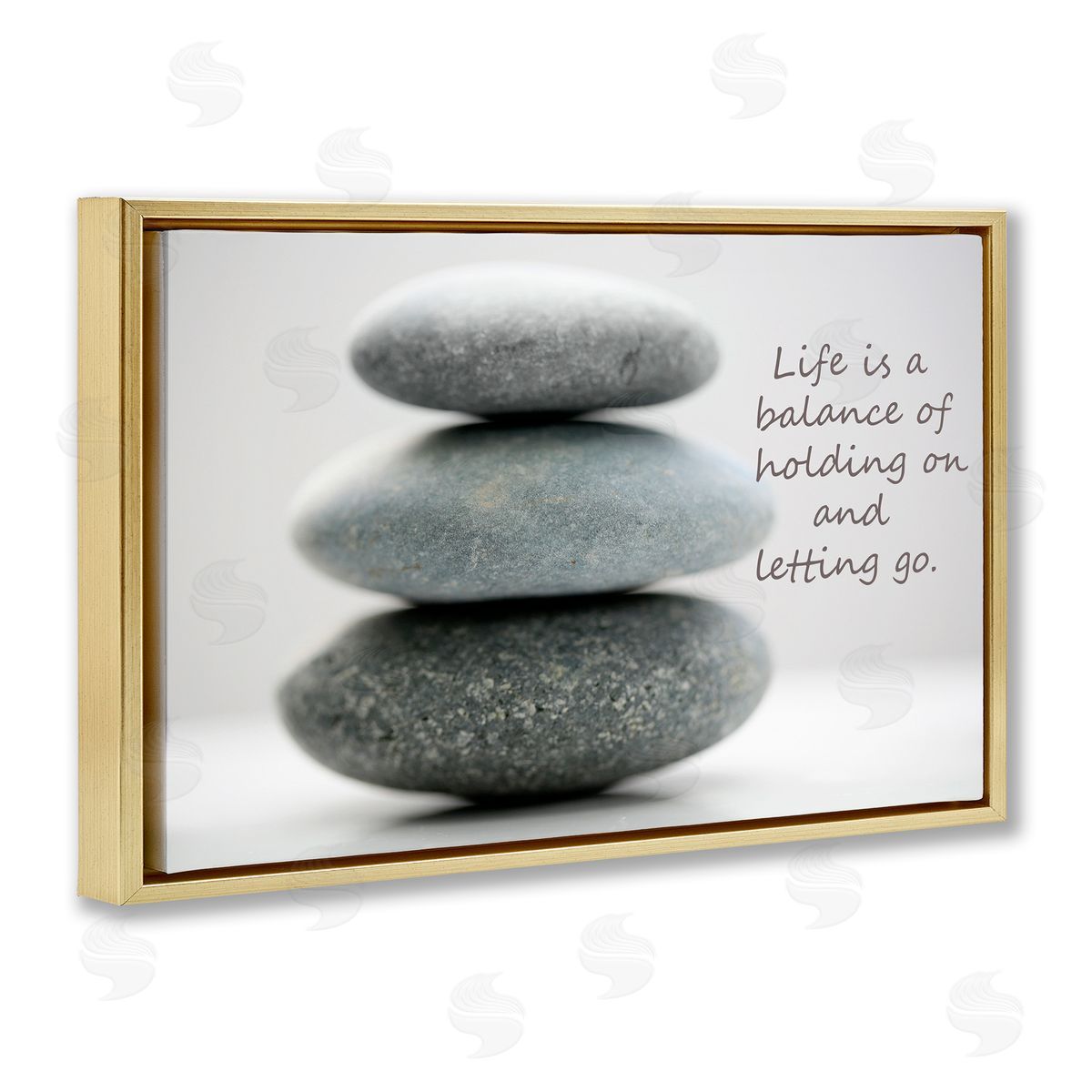 Sandro De Carvalho Life Is A Balance Stones Canvas Wall Art Print