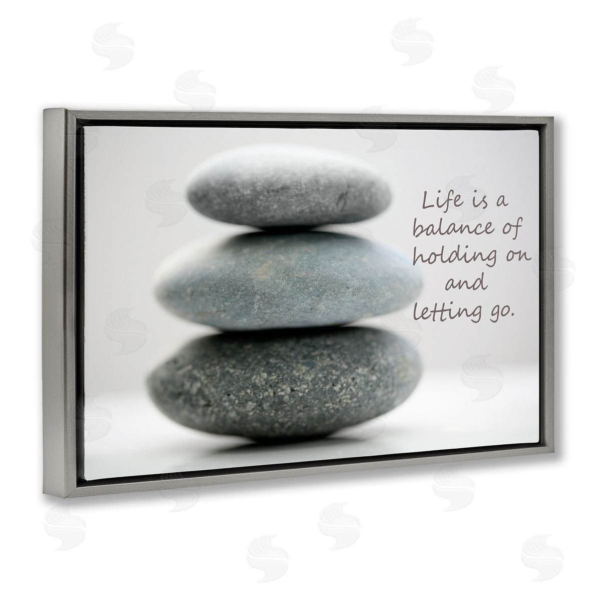 Sandro De Carvalho Life Is A Balance Stones Canvas Wall Art Print