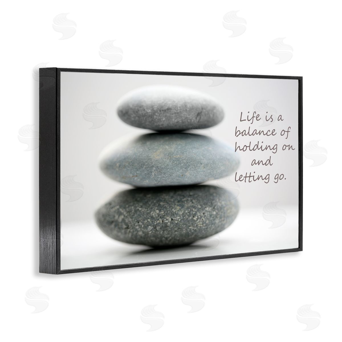 Sandro De Carvalho Life Is A Balance Stones Canvas Wall Art Print