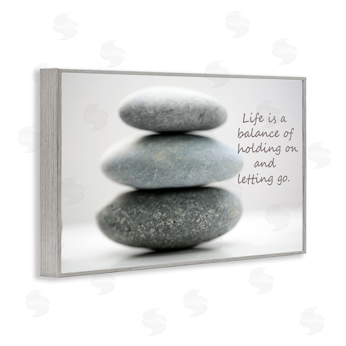 Sandro De Carvalho Life Is A Balance Stones Canvas Wall Art Print