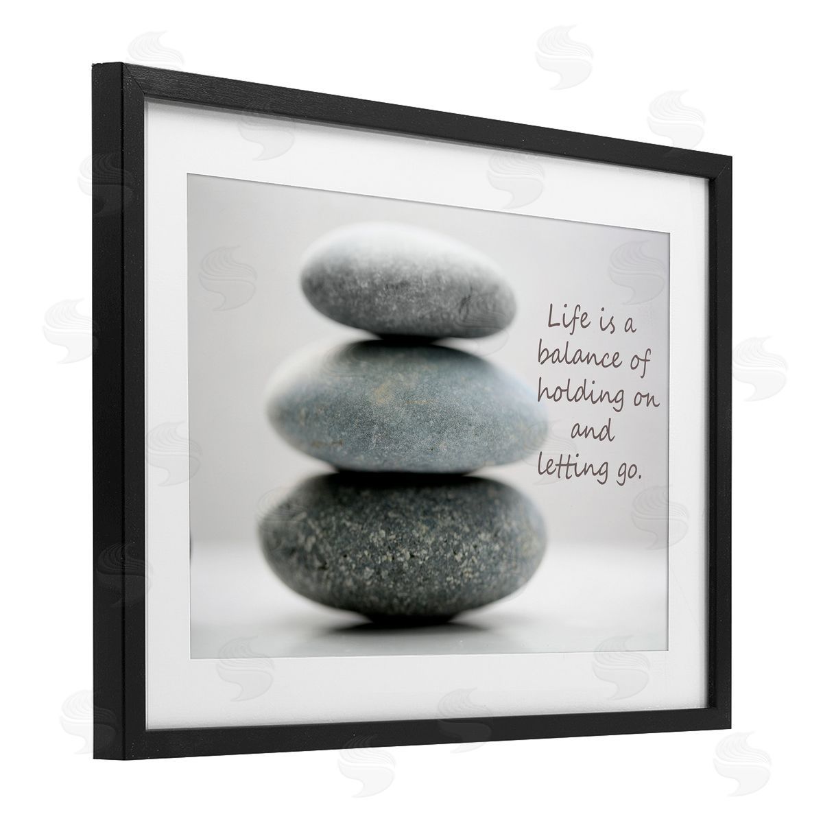 Sandro De Carvalho Life Is A Balance Stones Canvas Wall Art Print