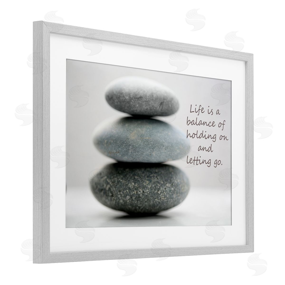 Sandro De Carvalho Life Is A Balance Stones Canvas Wall Art Print