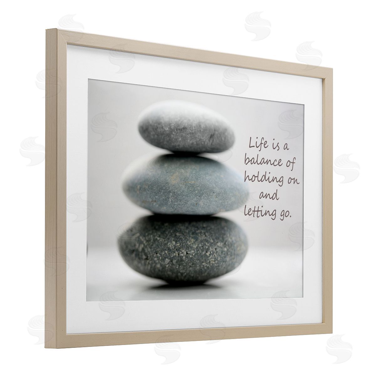 Sandro De Carvalho Life Is A Balance Stones Canvas Wall Art Print