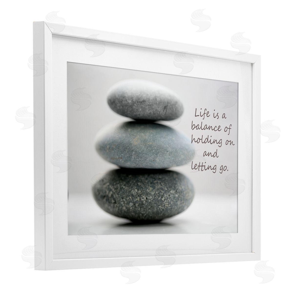 Sandro De Carvalho Life Is A Balance Stones Canvas Wall Art Print