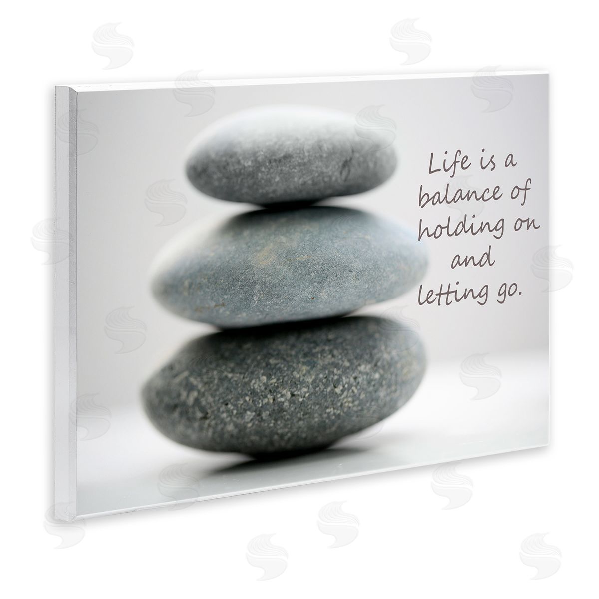 Sandro De Carvalho Life Is A Balance Stones Canvas Wall Art Print