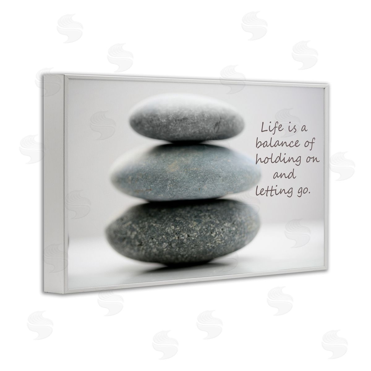 Sandro De Carvalho Life Is A Balance Stones Canvas Wall Art Print