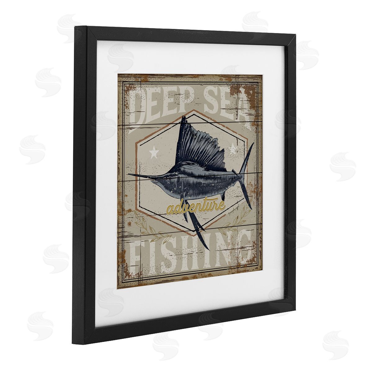 Jennifer Pugh Deep Sea Fishing Adventure Canvas Wall Art Print