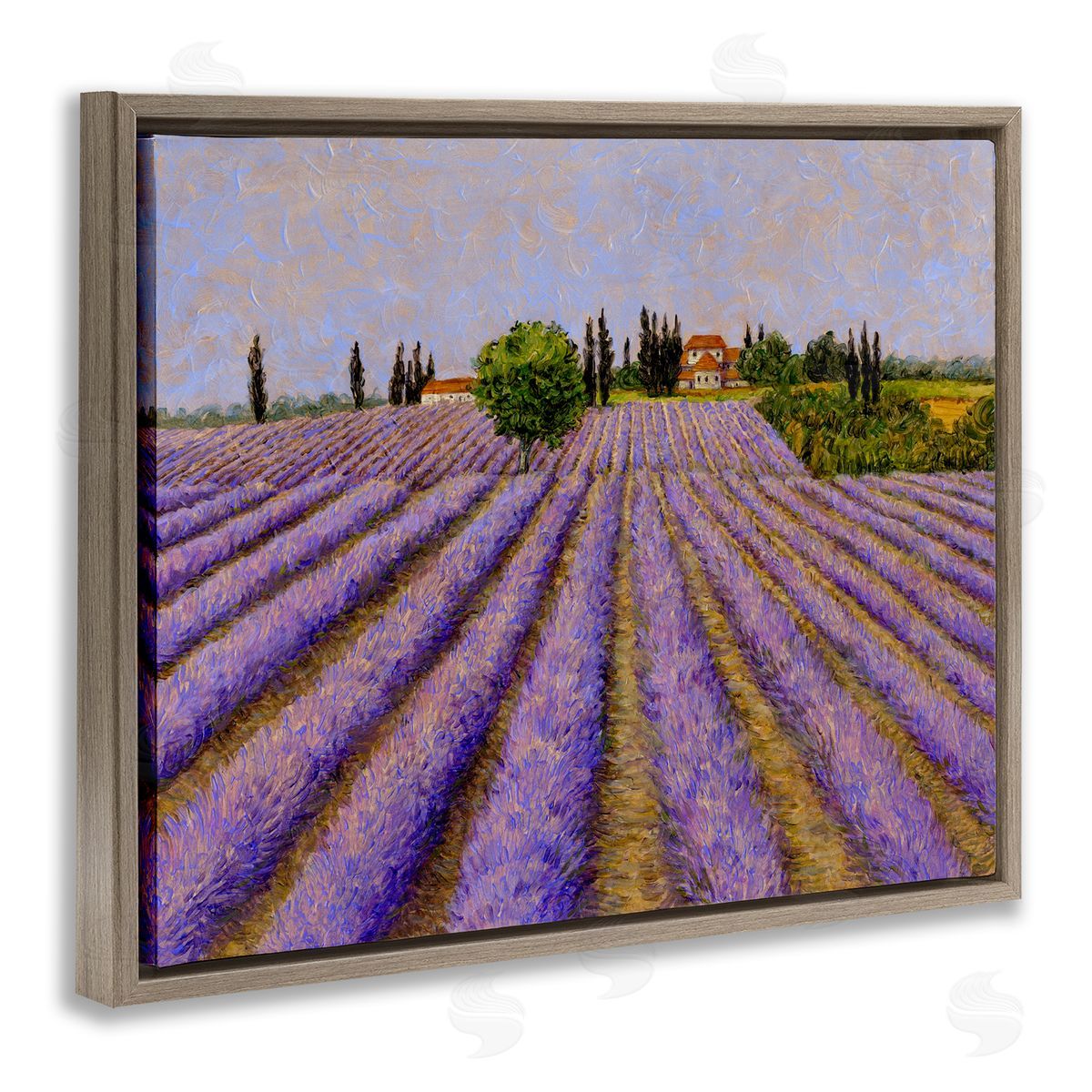 Tim Coffey Lavender Fields Farmland Canvas Wall Art Print
