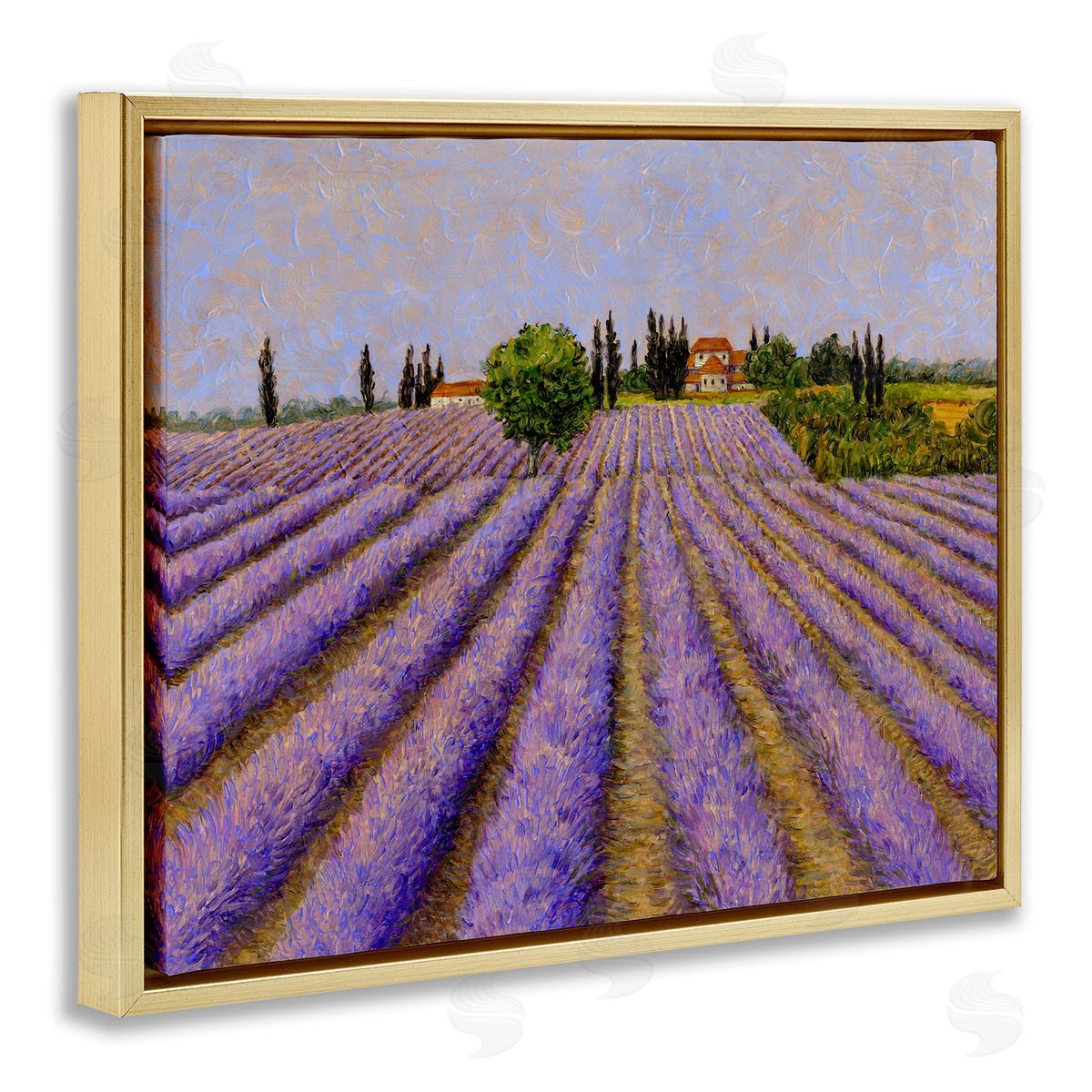 Tim Coffey Lavender Fields Farmland Canvas Wall Art Print