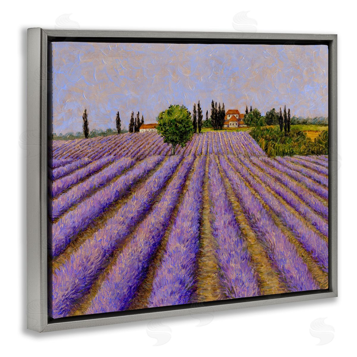 Tim Coffey Lavender Fields Farmland Canvas Wall Art Print