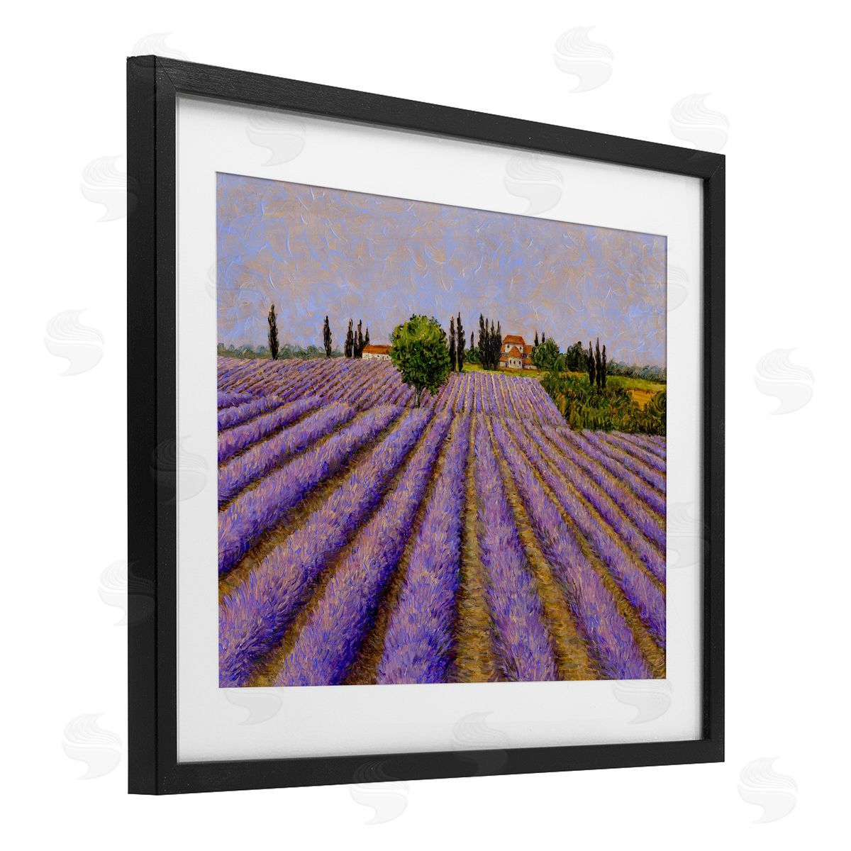 Tim Coffey Lavender Fields Farmland Canvas Wall Art Print