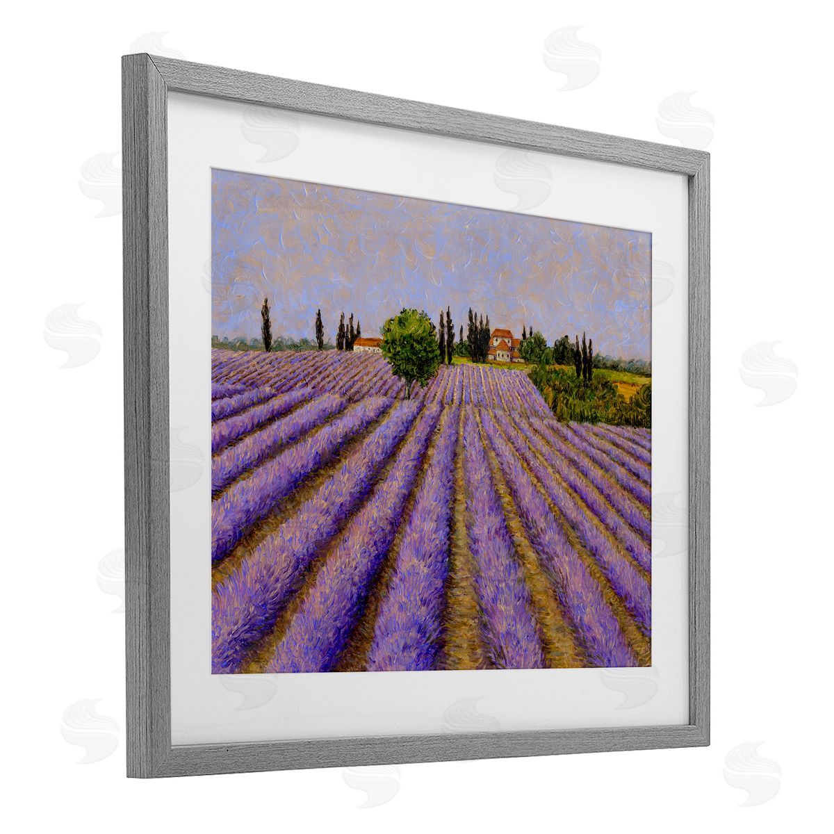 Tim Coffey Lavender Fields Farmland Canvas Wall Art Print