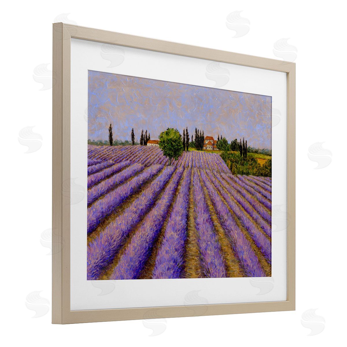 Tim Coffey Lavender Fields Farmland Canvas Wall Art Print