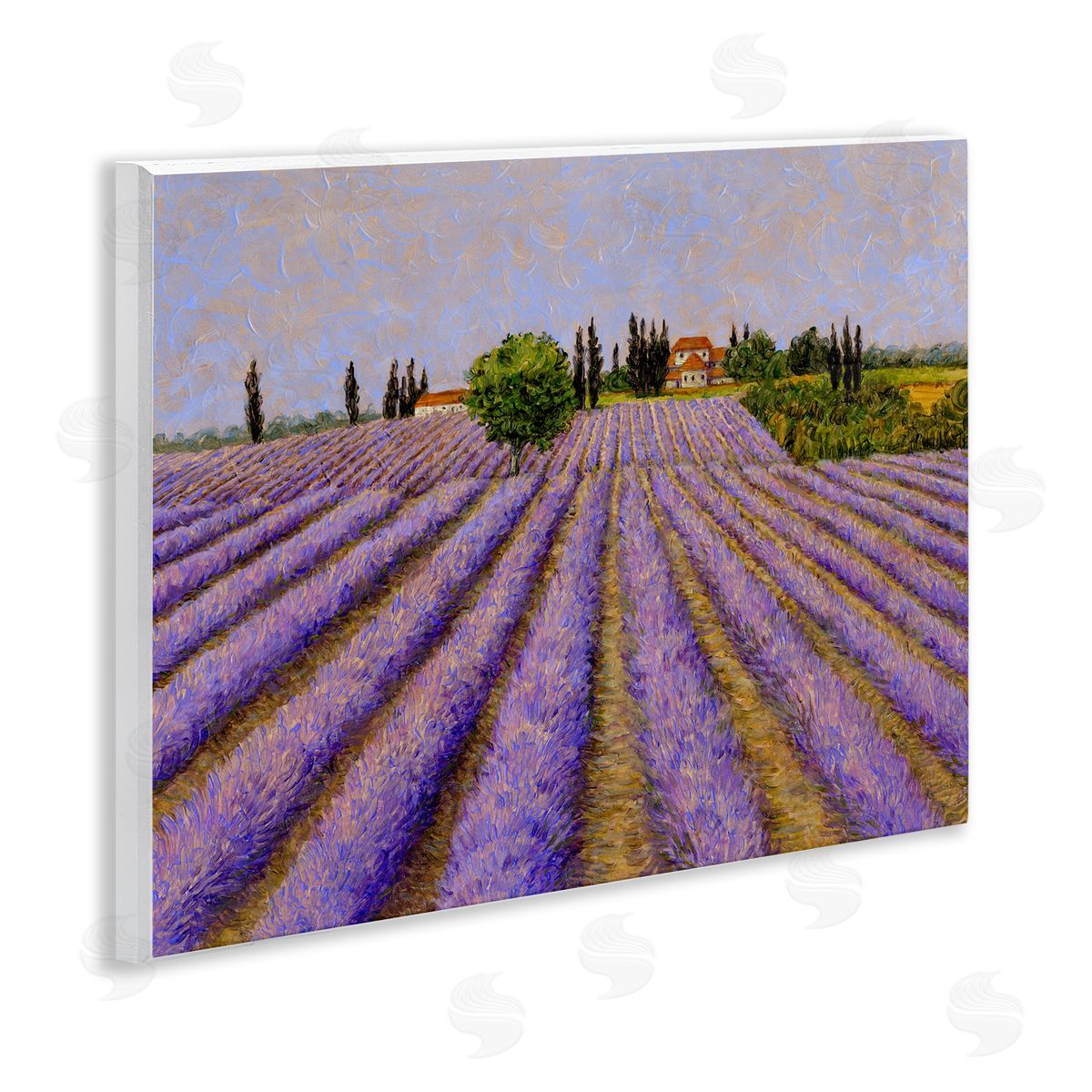 Tim Coffey Lavender Fields Farmland Canvas Wall Art Print