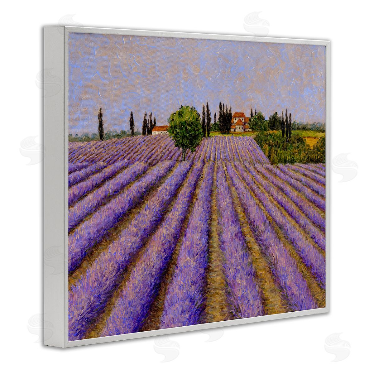 Tim Coffey Lavender Fields Farmland Canvas Wall Art Print