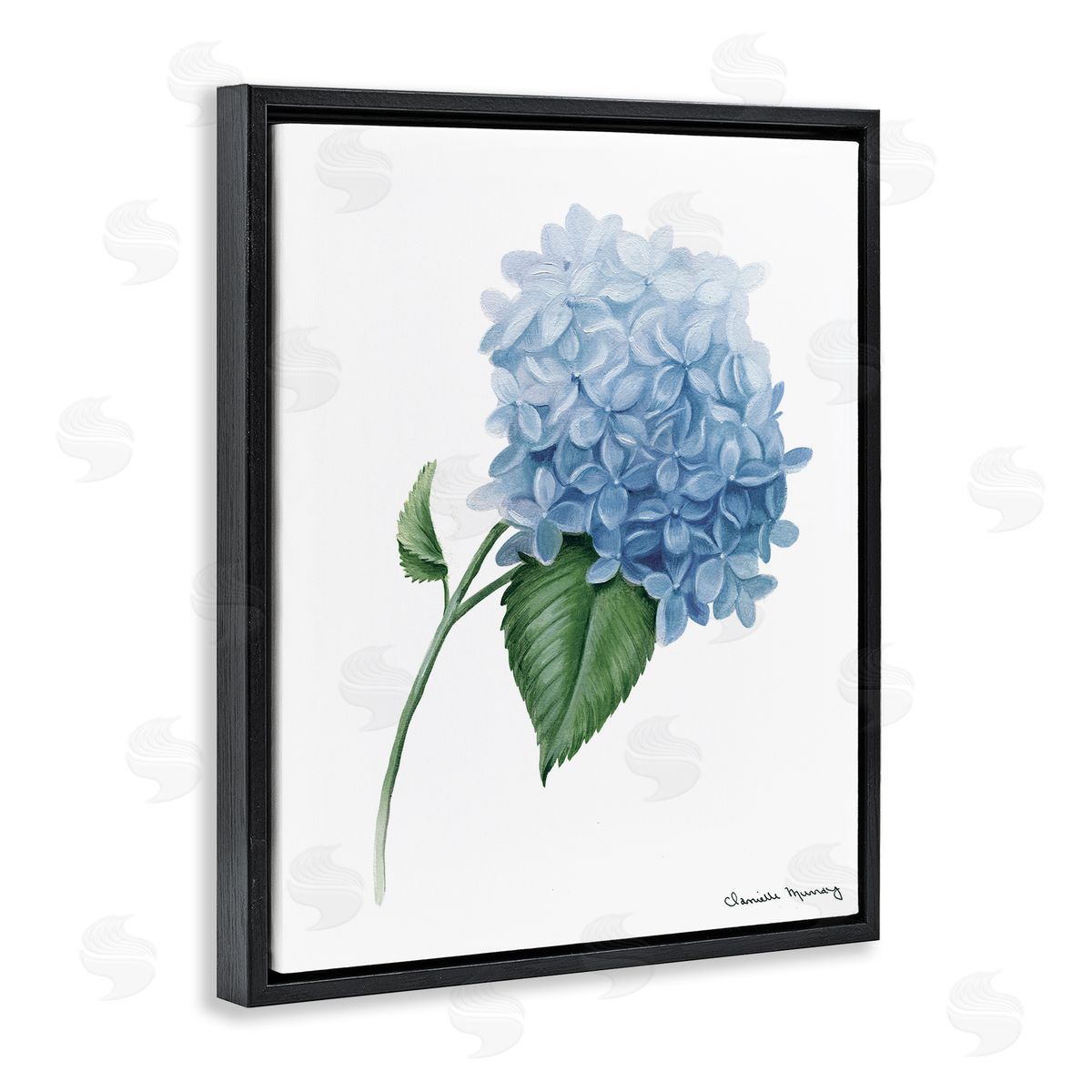 Danielle Murray Hydrangea Stem In Bloom Canvas Wall Art Print