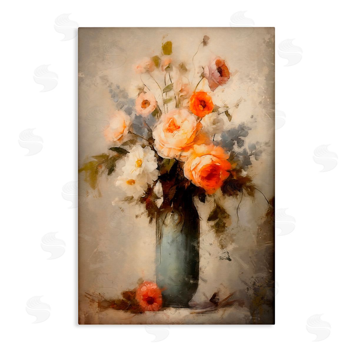 LSR Creative Studio Floral Romance Bouquet Canvas Wall Art Print