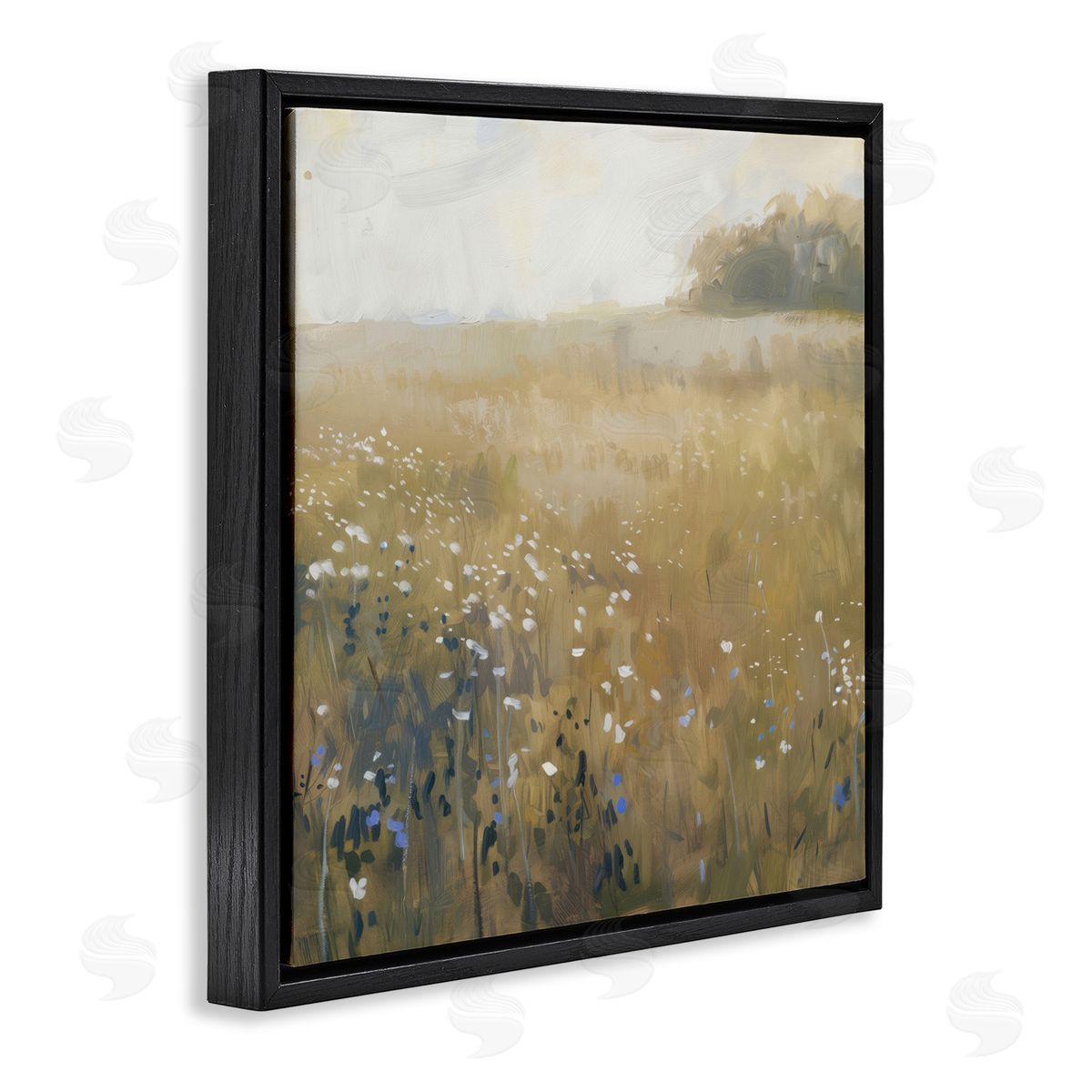 LSR Creative Studio Neutral Wildflower Field Canvas Wall Art Print
