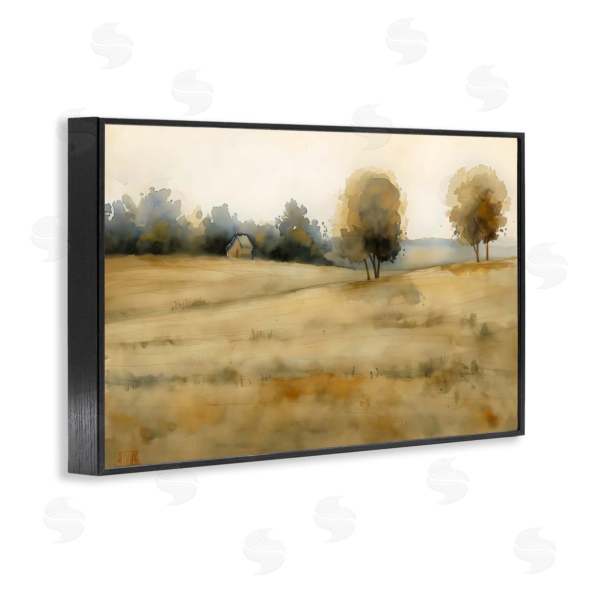 LSR Creative Studio Solitude Fields Landscape Canvas Wall Art Print