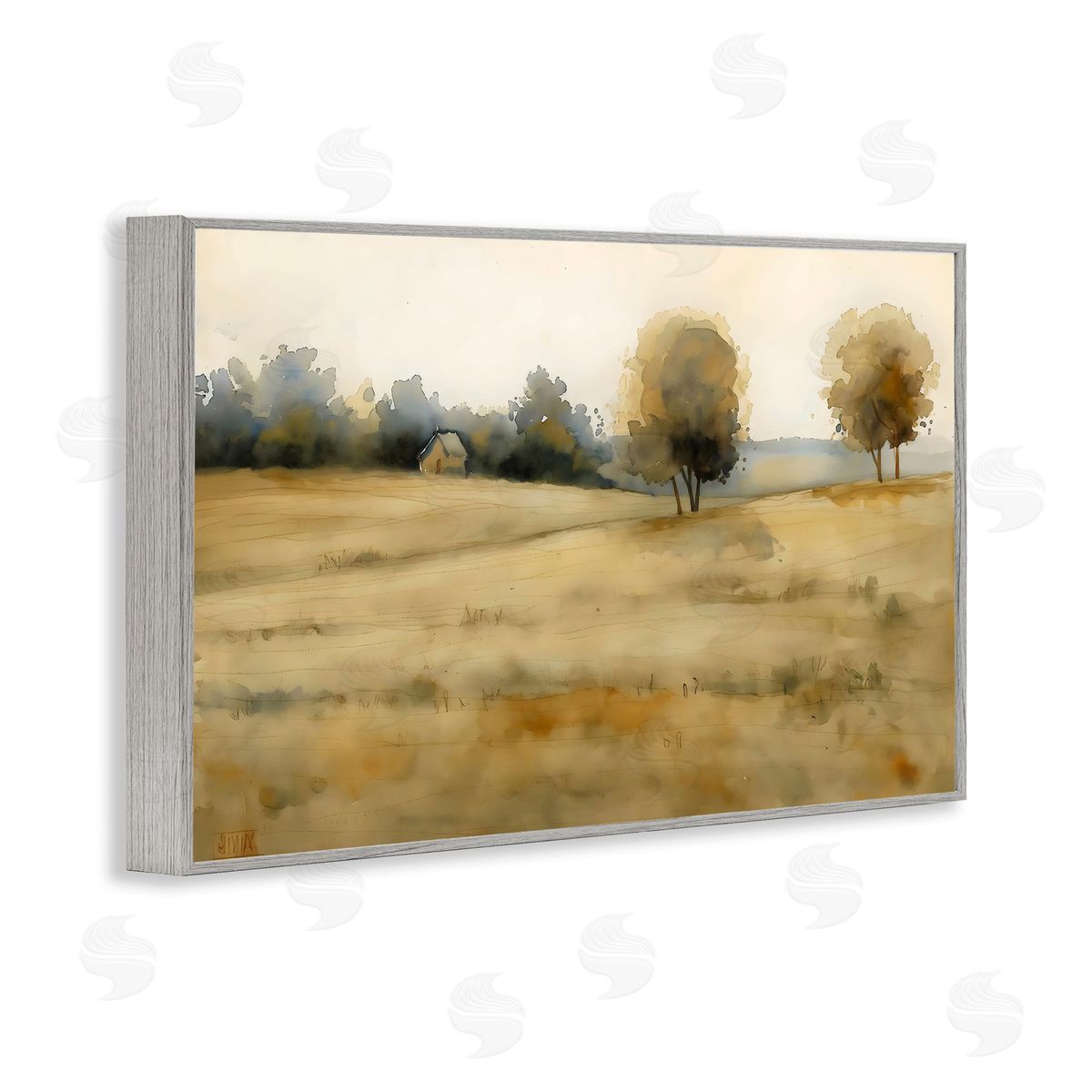 LSR Creative Studio Solitude Fields Landscape Canvas Wall Art Print