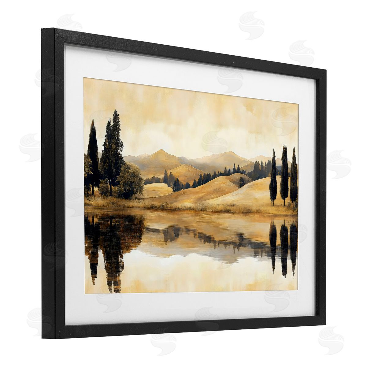 LSR Creative Studio Reflective Fields View Canvas Wall Art Print