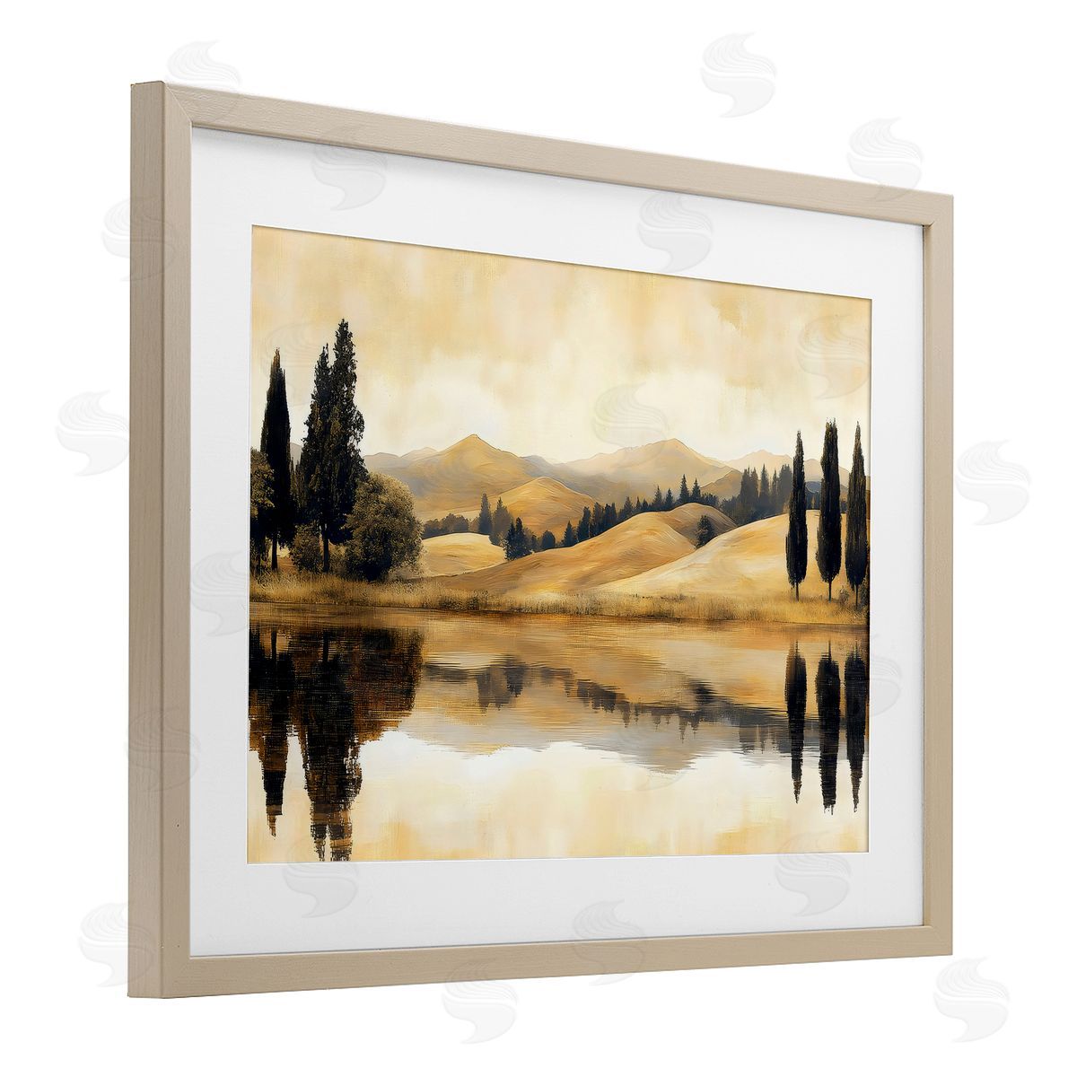 LSR Creative Studio Reflective Fields View Canvas Wall Art Print