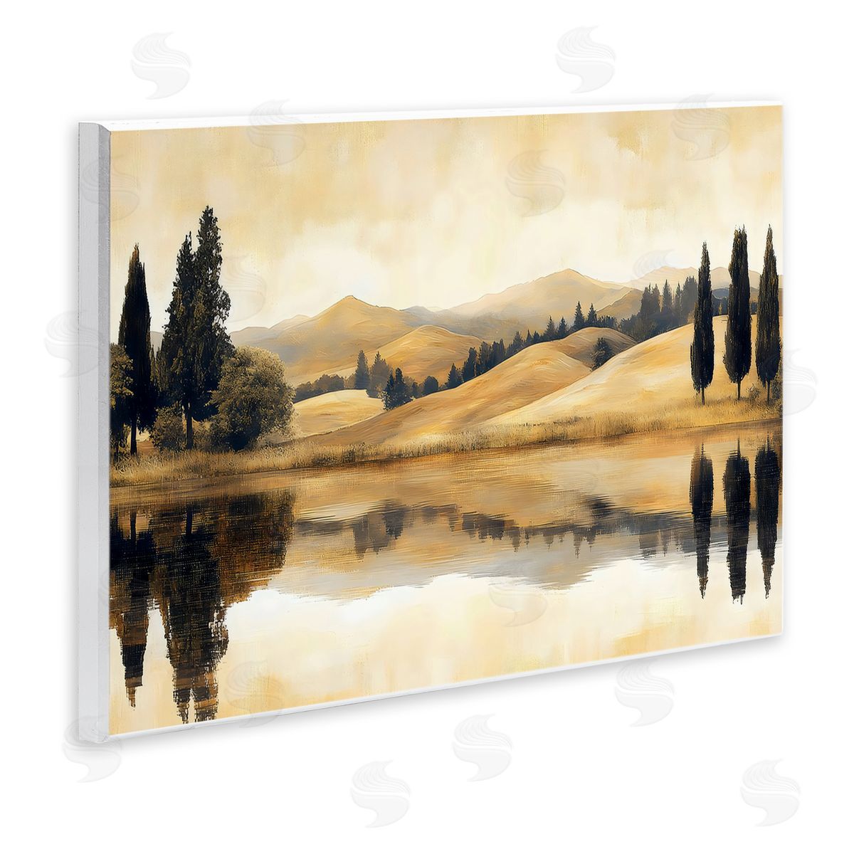 LSR Creative Studio Reflective Fields View Canvas Wall Art Print