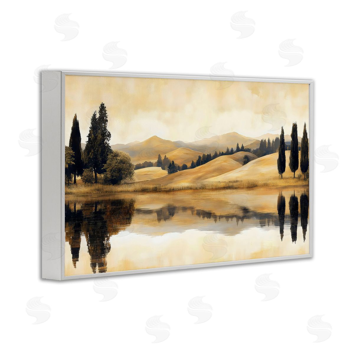 LSR Creative Studio Reflective Fields View Canvas Wall Art Print