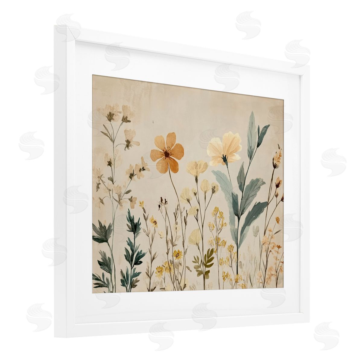 Petal Prints Design Free Flowers Foliage Canvas Wall Art Print
