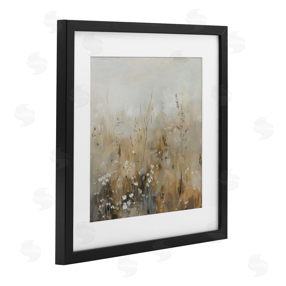 LSR Creative Studio Wildflower Brush Abstraction Canvas Wall Art Print
