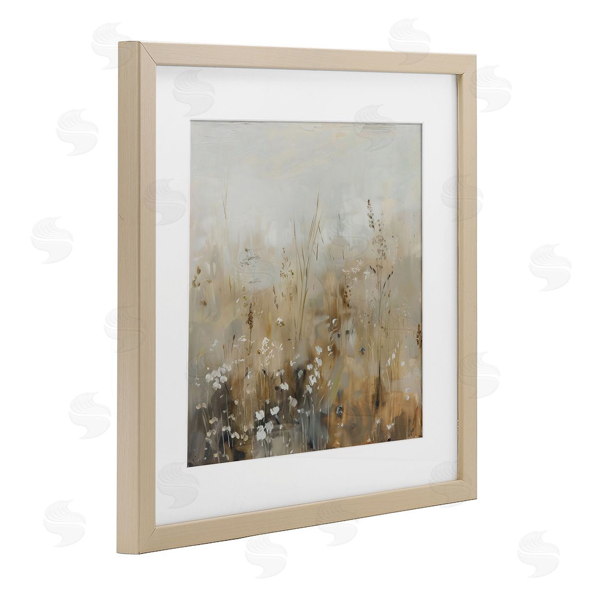 LSR Creative Studio Wildflower Brush Abstraction Canvas Wall Art Print