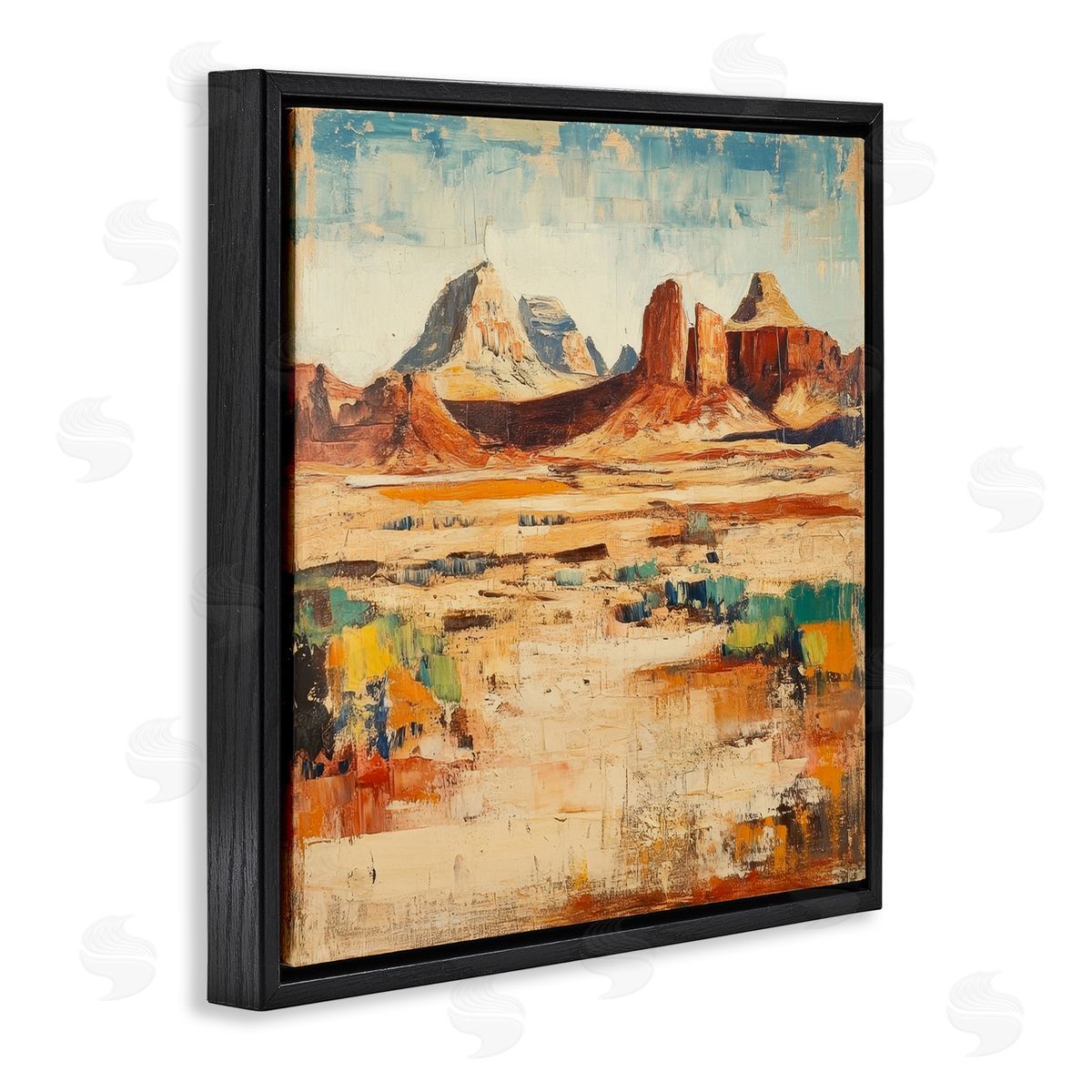 Petal Prints Design Wild West Desert Impression Canvas Wall Art Print