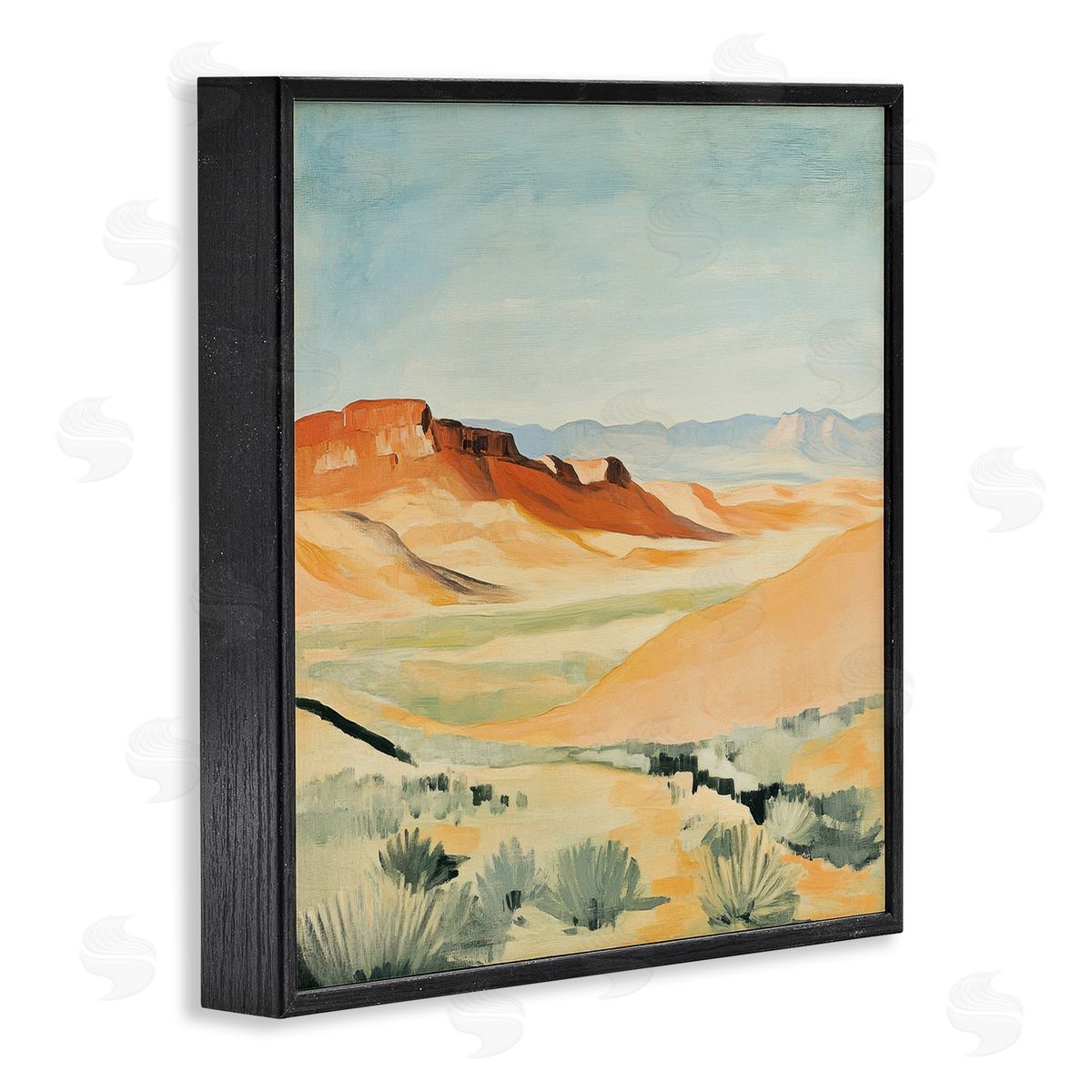 Petal Prints Design Desert Mounds Landscape Canvas Wall Art Print