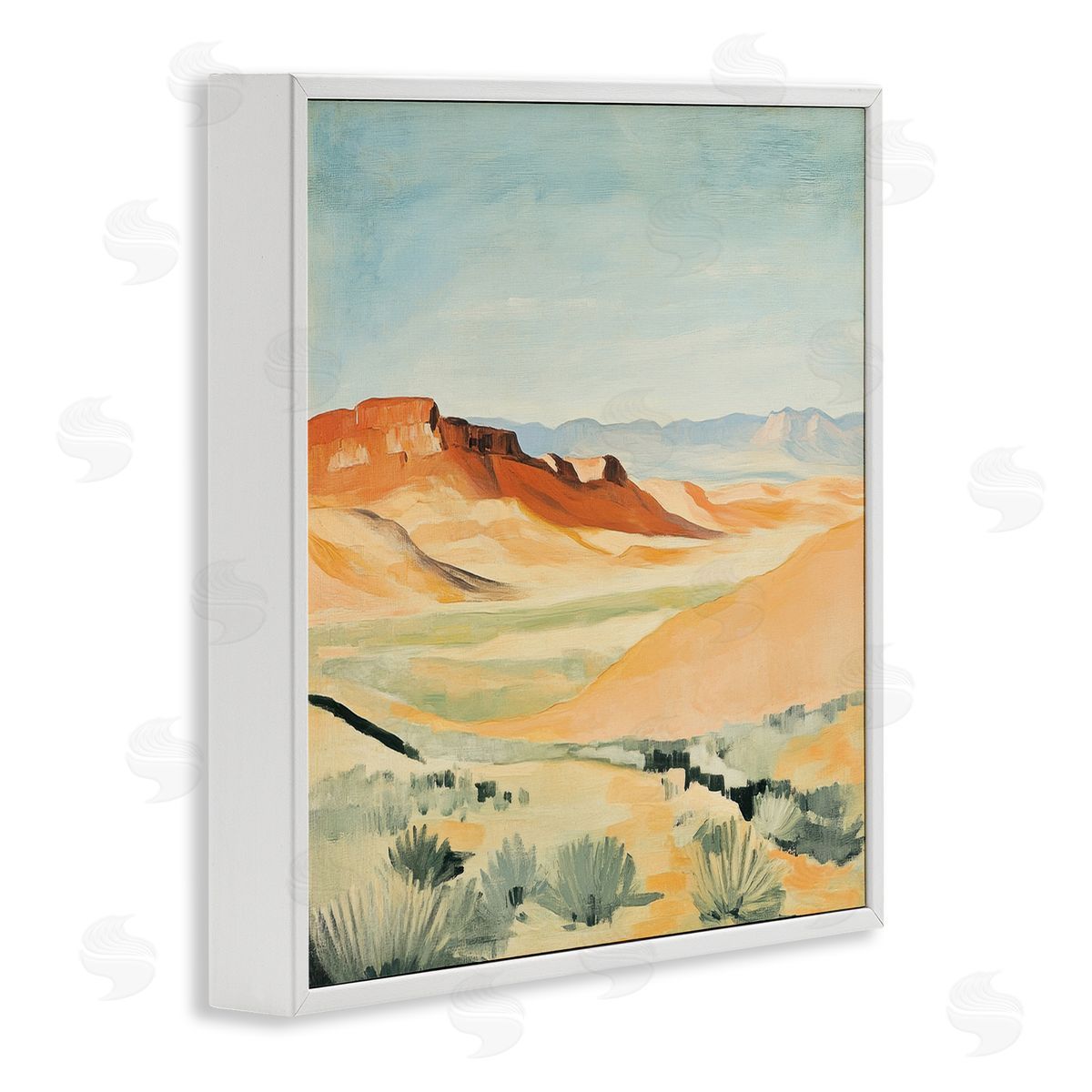 Petal Prints Design Desert Mounds Landscape Canvas Wall Art Print